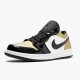 Air Jordan 1 Low "Gold Toe" Unisex Basketball Shoes CQ9447 700 Black/Gold-Black AJ1 Jordan Sneakers