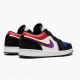 Air Jordan 1 Low "Lakers Top 3" Unisex Basketball Shoes CJ9216 051 Black/Field Purple-White AJ1 Jordan Sneakers