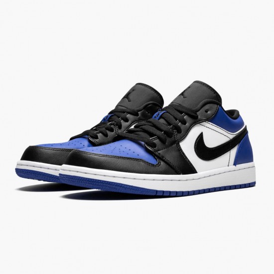 Air Jordan 1 Low "Royal Toe" Unisex Basketball Shoes CQ9446 400 Sport Royal/Black-White AJ1 Jordan Sneakers