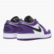 Air Jordan 1 Retro Low "Court Purple" Unisex Basketball Shoes 553558 500 Court Purple/Black-White AJ1 Jordan Sneakers