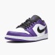 Air Jordan 1 Retro Low "Court Purple" Unisex Basketball Shoes 553558 500 Court Purple/Black-White AJ1 Jordan Sneakers