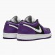 Air Jordan 1 Retro Low "Court Purple" Unisex Basketball Shoes 553558 501 Court Purple/White-Black AJ1 Jordan Sneakers