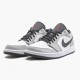 Air Jordan 1 Retro Low "Light Smoke Grey" Unisex Basketball Shoes 553558 030 Lt Smoke Grey/Gym Red-White AJ1 Jordan Sneakers