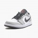 Air Jordan 1 Retro Low "Light Smoke Grey" Unisex Basketball Shoes 553558 030 Lt Smoke Grey/Gym Red-White AJ1 Jordan Sneakers