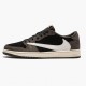 Air Jordan 1 Retro Low OG "SP Travis Scott" Unisex Basketball Shoes CQ4277 001 Black/Sail-Dark Mocha/Universi AJ1 Jordan Sneakers