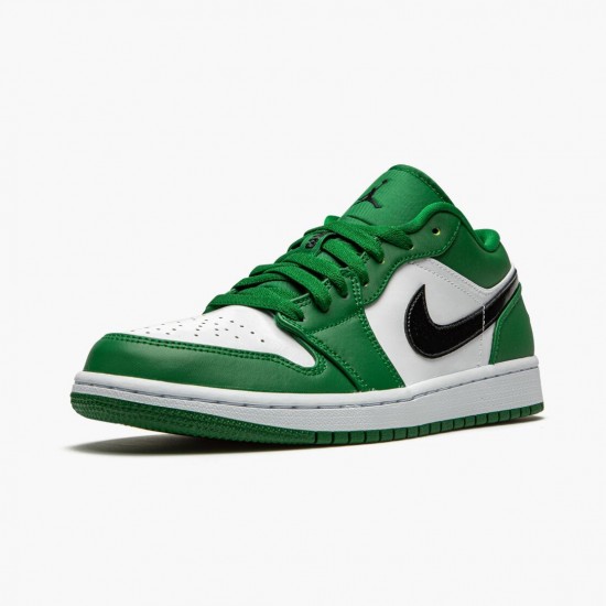 Air Jordan 1 Retro Low "Pine Green" Unisex Basketball Shoes 553558 301 Pine Green/Black-White AJ1 Jordan Sneakers