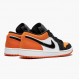 Air Jordan 1 Retro Low "Shattered Backboard" Unisex Basketball Shoes 553558 128 Black/White-Starfish AJ1 Jordan Sneakers