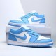 Nike Air Jordan 1 Low "UNC" University Blue/White Basketball Shoes AO9944 441 AF1 Sneakers