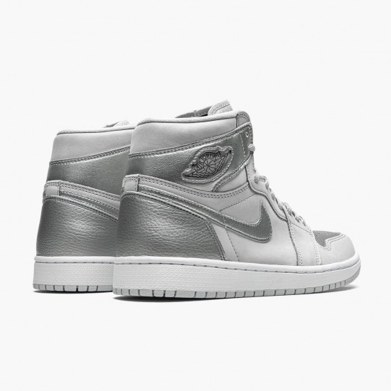 Air Jordan 1 High OG CO.JP "Neutral Grey" Neutral Grey/White-Metallic Si DC1788 029 Mens/Womens AJ1 Jordan Sneakers