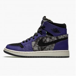 Air Jordan 1 High Zoom "Air CMFT Bayou Boys" DC2133-500 Court Purple/Black-Electric Green Unisex Jordan Sneakers