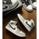 Air Jordan 1 Mid "Light Smoke Grey" Light Smoke Grey/Black-White 554724 092 Mens/Womens AJ1 Jordan Sneakers