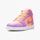 Air Jordan 1 Mid SE "Atomic Pulse" Unisex Basketball Shoes Orange Pulse/Atomic Violet AV5174 800 AJ1 Jordan Sneakers