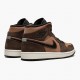 Air Jordan 1 Mid SE "Dark Chocolate" DC7294 200 Mens/Womens AJ1 Shoes