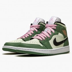 Air Jordan 1 Mid SE "Dutch Green" CZ0774 300 Womens AJ1 Shoes