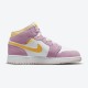 Air Jordan 1 Mid SE GS "Arctic Pink" DC9517 600 Light Arctic Pink University Gold-White WMNS Jordan Sneakers