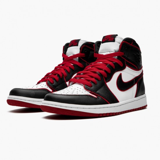 Air Jordan 1 Retro High OG "Bloodline" Black/Gym Red-White 555088 062 Mens AJ1 Jordan Sneakers