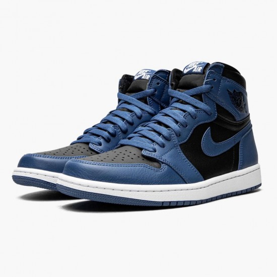 Air Jordan 1 Retro High OG "Dark Marina Blue" Women And Men AJ1 Shoes 555088-404