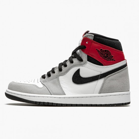 Air Jordan 1 Retro High OG "Light Smoke Grey" White/Black-Light Smoke Grey-V 555088 126 Mens/Womens AJ1 Jordan Sneakers