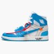 Air Jordan 1 Retro High Off-White "University Blue" Unisex AJ1 Shoes AQ0818 148 White/Dark Powder Blue-Cone Jordan Sneakers