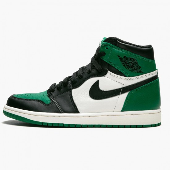 Air Jordan 1 Retro High "Pine Green" Unisex AJ1 Shoes 555088 302 Pine Green/Black-Sail Jordan Sneakers