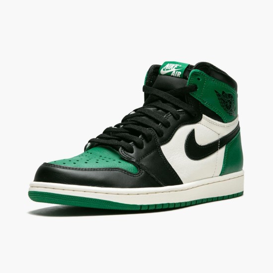 Air Jordan 1 Retro High "Pine Green" Unisex AJ1 Shoes 555088 302 Pine Green/Black-Sail Jordan Sneakers