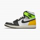 Air Jordan 1 Retro High White Black "Volt University Gold" Basketball Shoes 555088 118 AJ1 Sneakers