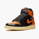 Air Jordan 1 Retro "Shattered Backboard" Black/Pale-Vanilla Starfish Basektball Shoes 555088 028 Mens Jordan Sneakers