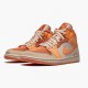 Air Jordan 1 Mid "Apricot Orange" DH4270 800 Atomic Orange/Apricot Agate-Terra Blush Unisex AJ1 Jordan Sneakers