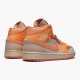 Air Jordan 1 Mid "Apricot Orange" DH4270 800 Atomic Orange/Apricot Agate-Terra Blush Unisex AJ1 Jordan Sneakers