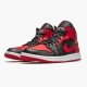 Air Jordan 1 Mid Banned (2020) 554724 074 Black/University Red-Black-Whi Unisex AJ1 Jordan Sneakers