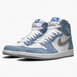 Air Jordan 1 Retro High OG "Hyper Royal" 555088 402 Hyper Royal/Light Smoke Grey-W Unisex AJ1 Jordan Sneakers