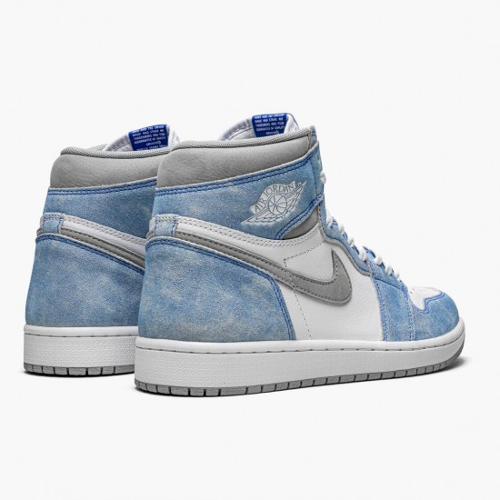 Air Jordan 1 Retro High OG "Hyper Royal" 555088 402 Hyper Royal/Light Smoke Grey-W Unisex AJ1 Jordan Sneakers