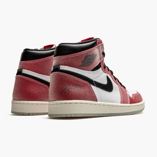 Air Jordan 1 Retro "High Trophy Room Chicago" DA2728 100 White/Varsity Red-Sail-Black Unisex AJ1 Jordan Sneakers