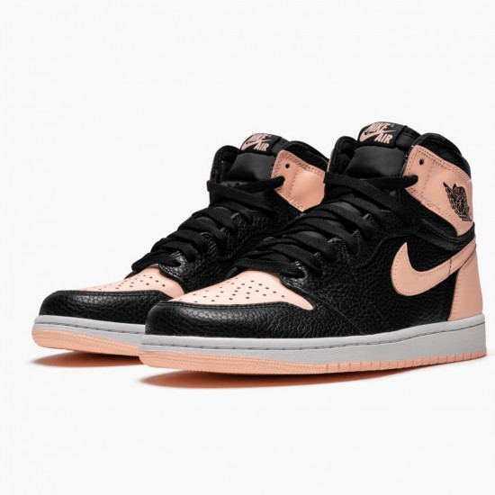 Nike Air Jordan 1 High OG "Crimson Tint" Black/Crimson Tint-White 555088 081 Mens/Womens AJ1 Jordan Sneakers