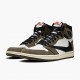 Nike Air Jordan 1 High OG TS SP "Travis Scott" Sail/Dark Mocha-University Red CD4487 100 Basketball Shoes Unisex AJ1 Sneakers