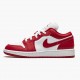 Nike Air Jordan 1 Low "Gym Red/White" Gym Red/Gym-Red Whte Basketball Shoes 553560 611 AJ1 Sneakers