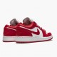 Nike Air Jordan 1 Low "Gym Red/White" Gym Red/Gym-Red Whte Basketball Shoes 553560 611 AJ1 Sneakers