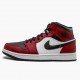 Nike Air Jordan 1 Mid "Chicago Black Toe" Black/Gym Red-White Basketball Shoes 554724 069 AF1 Sneakers