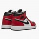 Nike Air Jordan 1 Mid "Chicago Black Toe" Black/Gym Red-White Basketball Shoes 554724 069 AF1 Sneakers