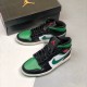 Nike Air Jordan 1 Mid "Pine Green" Black/Gym Red-White-Pine Green Basketball Shoes 554724 067 AJ1 Sneakers