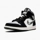 Nike Air Jordan 1 Mid "Satin Grey Toe" Black/Anthracite-Sail 852542 011 Sneakers AJ1 Basketball Shoes