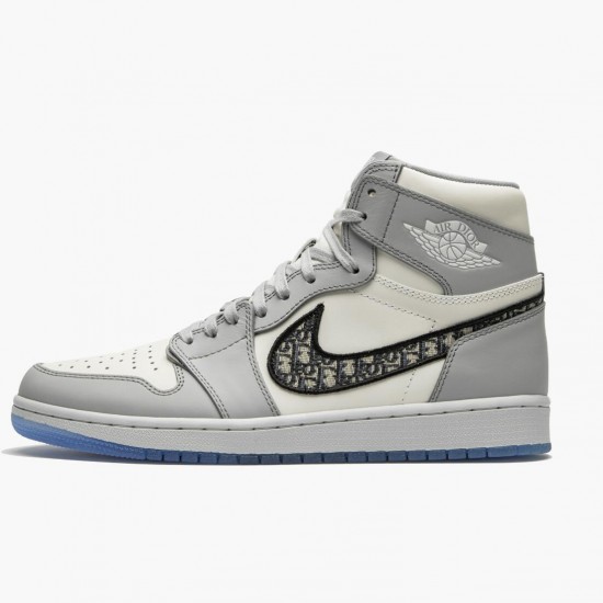 Nike Air Jordan 1 Retro High Wolf Grey/Sail-Photon Dust-Whi CN8607 002 Mens/Womens AJ1 Jordan Sneakers