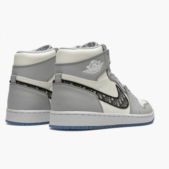 Nike Air Jordan 1 Retro High Wolf Grey/Sail-Photon Dust-Whi CN8607 002 Mens/Womens AJ1 Jordan Sneakers