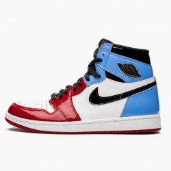 Nike Air Jordan 1 Retro High "Fearless" White/University-Blue-Varsity CK5666 100 Basketball Shoes Unisex AJ1 Sneakers