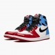 Nike Air Jordan 1 Retro High "Fearless" White/University-Blue-Varsity CK5666 100 Basketball Shoes Unisex AJ1 Sneakers