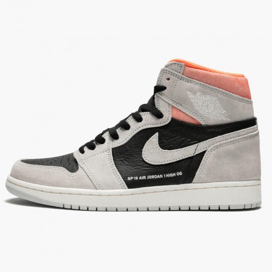 Nike Air Jordan 1 Retro High "Neutral Grey" Neutral Grey/Black Basketball Shoes 555088 018 AJ1 Sneakers