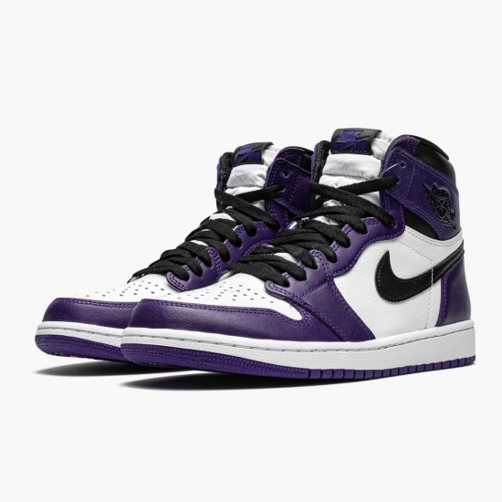 Nike Air Jordan 1 Retro High OG "Court Purple" Basketball Shoes 555088 500 AJ1 Sneakers