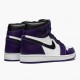 Nike Air Jordan 1 Retro High OG "Court Purple" Basketball Shoes 555088 500 AJ1 Sneakers