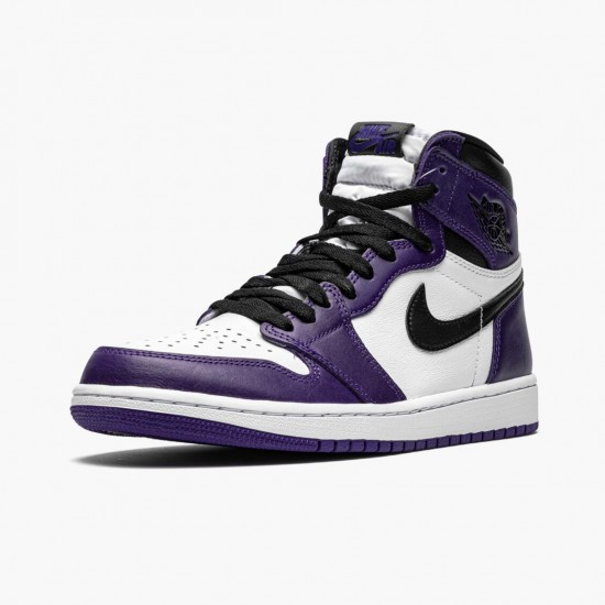 Nike Air Jordan 1 Retro High OG "Court Purple" Basketball Shoes 555088 500 AJ1 Sneakers