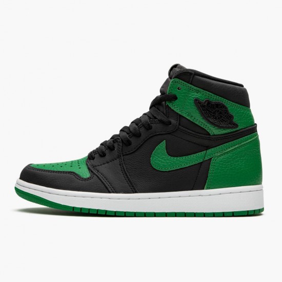 Nike Air Jordan 1 Retro High "Pine Green" Black/White-Pine Green/Gym Red Basketball Shoes 555088 030 AF1 Sneakers